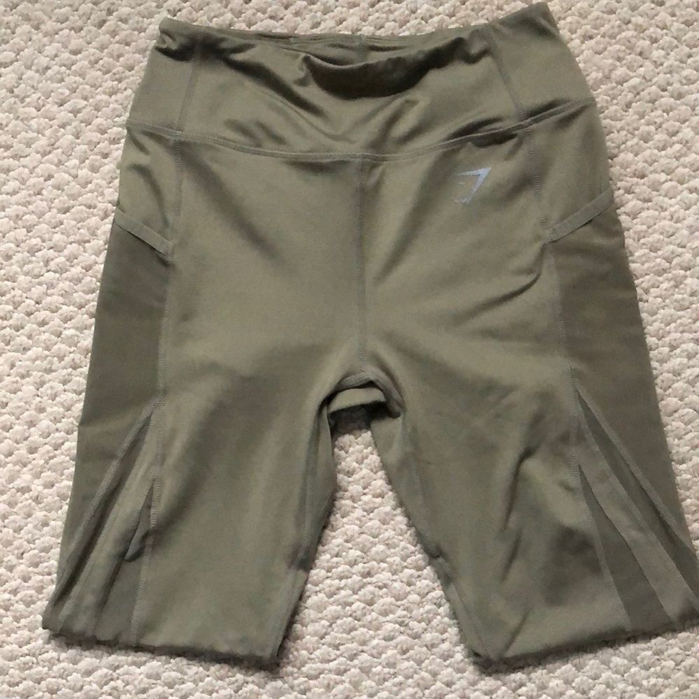 Gymshark Sleek Sculpture Leggings (Khaki)